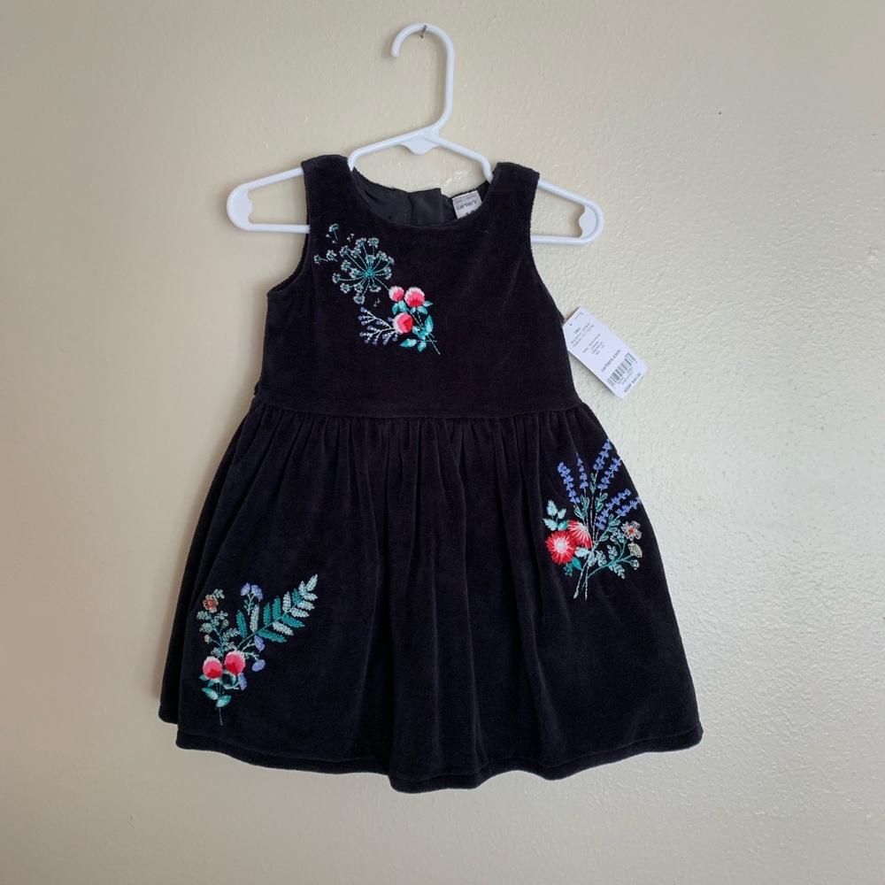 💕NWT Girls 18 month velvet dress